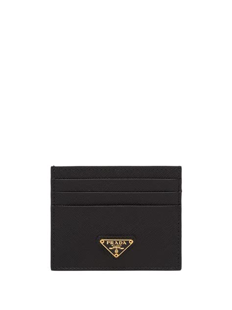 prada logo plaque cardholder|Prada logo.